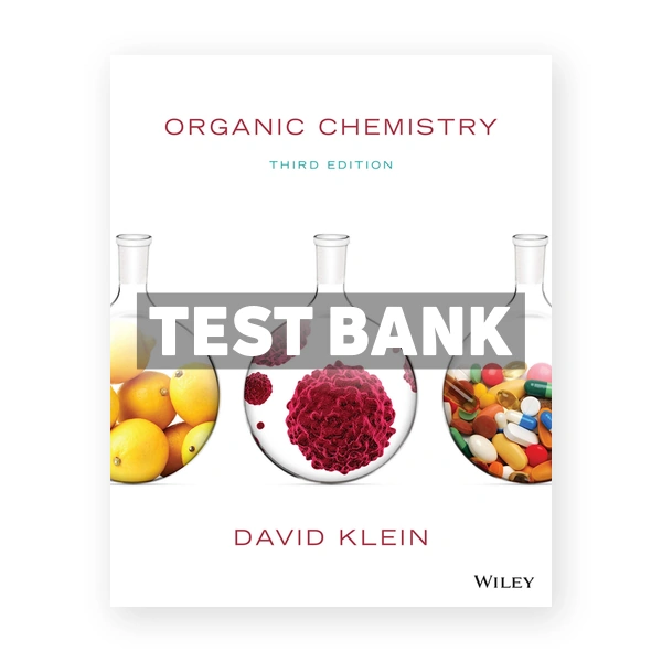 Organic Chemistry 3rd Klein Test Bank