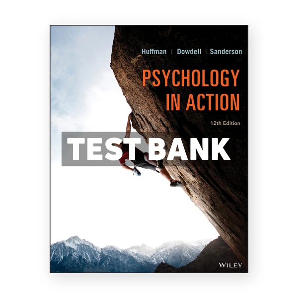 Psychology in Action 12th Huffman Test Bank