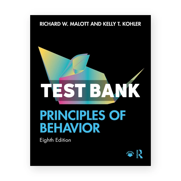 Principles of Behavior 8th Malott Test Bank