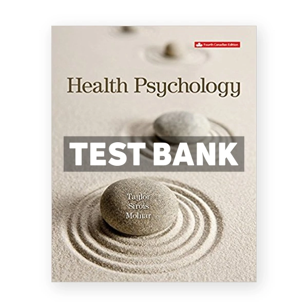 Health Psychology CDN 4th Taylor Test Bank