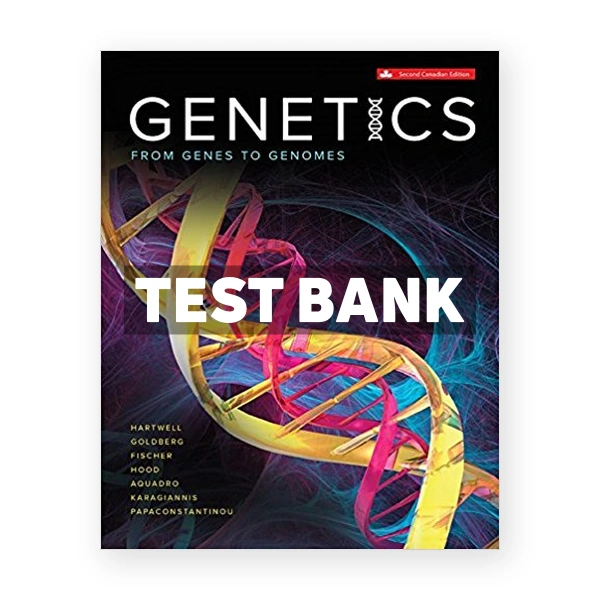 Genetics CDN 2nd Hartwell Test Bank