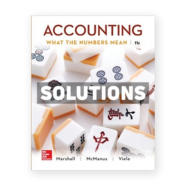 Accounting What the Numbers Mean 11th Marshall Solutions Manual