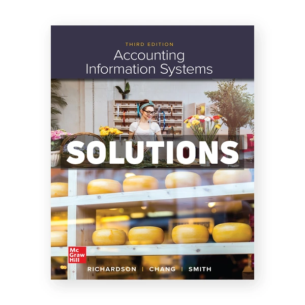 Accounting Information Systems 3rd Richardson Solutions Manual