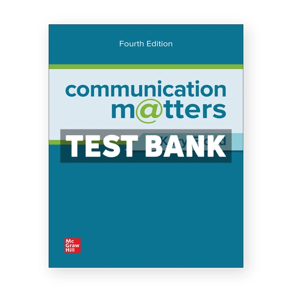 Communication Matters 4th Floyd Test Bank