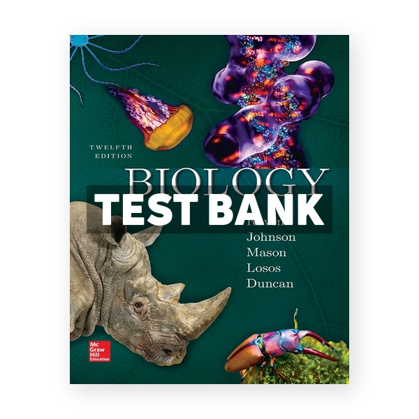 Biology 12th Raven Test Bank
