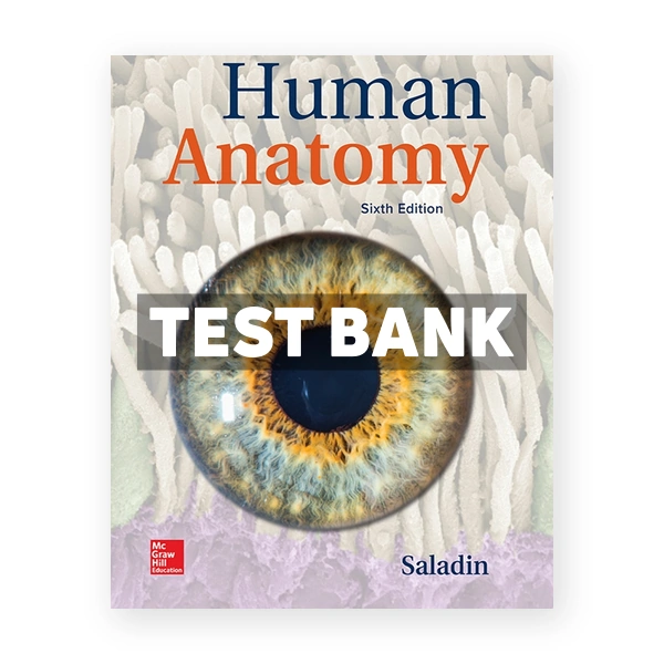 Human Anatomy 6th Saladin Test Bank