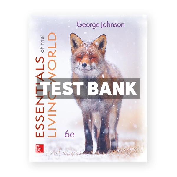 Essentials of The Living World 6th Johnson Test Bank