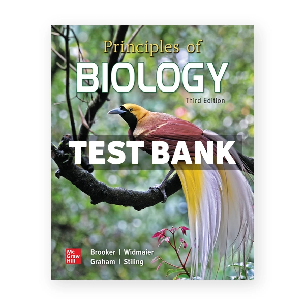 Principles of Biology 3rd Brooker Test Bank