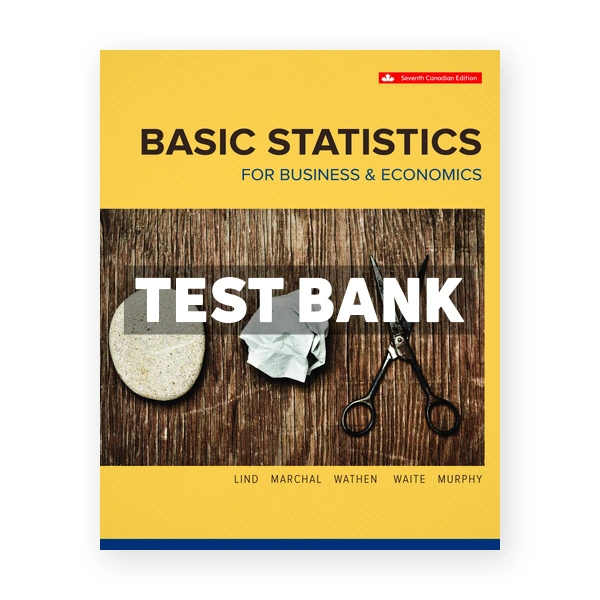 Basic Statistics For Business And Economics CDN 7th Lind Test Bank