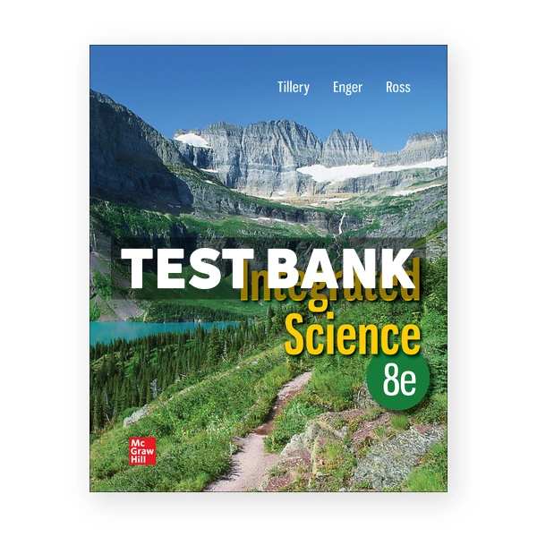 Integrated Science 8th Tillery Test Bank