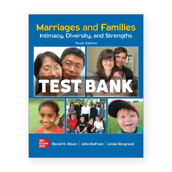 Marriages and Families 10th Olson Test Bank