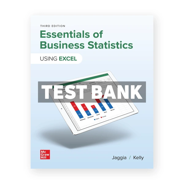 Essentials of Business Statistics 3rd Jaggia Test Bank
