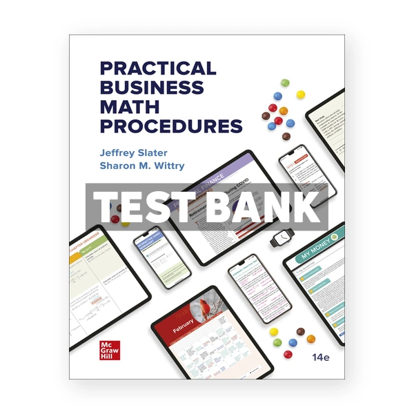 Practical Business Math Procedures 14th Slater Test Bank
