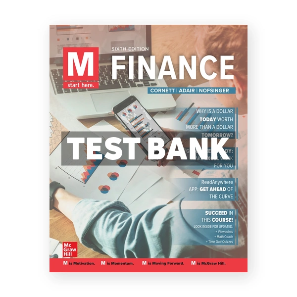 M Finance 6th Cornett Test Bank
