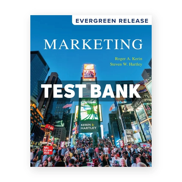 Marketing 2025 Release 1st Kerin Test Bank