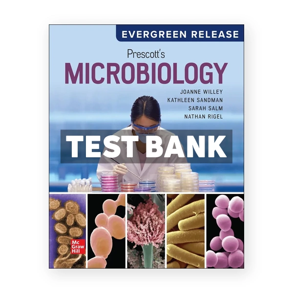 Prescott's Microbiology 2026 Release 1st Willey Test Bank