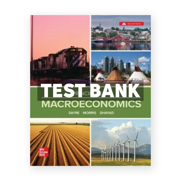 Principles Of Macroeconomics 2025 Canadian Release 1st Sayre Test Bank