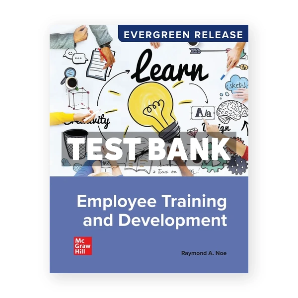 Employee Training & Development 2026 Release 1st Noe Test Bank