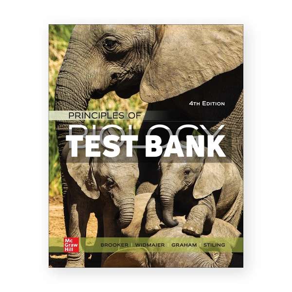Principles of Biology 4th Brooker Test Bank