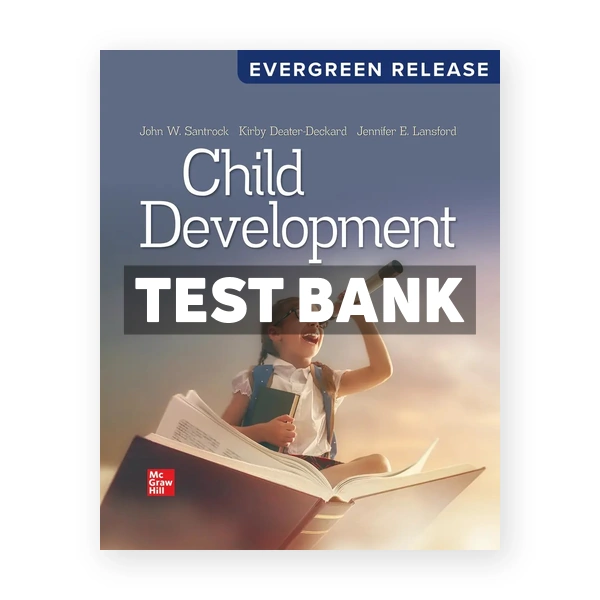 Child Development - An Introduction 2026 Release 1st Santrock Test Bank