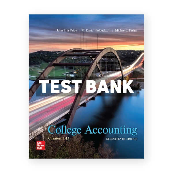 College Accounting 17th Price Test Bank