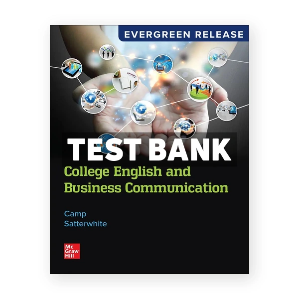 College English and Business Communication 2025 Release 1st Camp Test Bank
