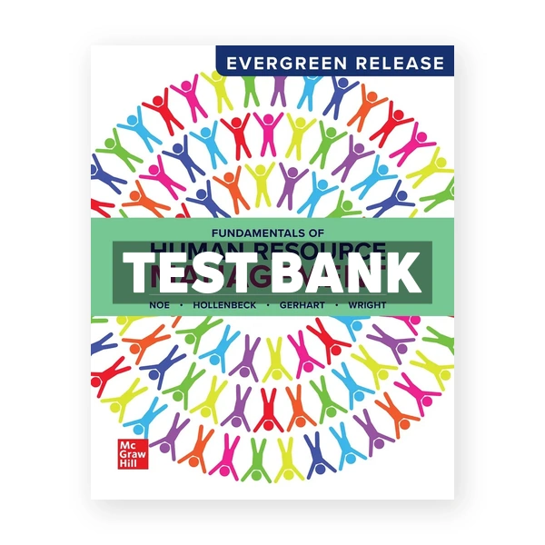 Fundamentals of Human Resource Management 2024 Release 1st Noe Test Bank