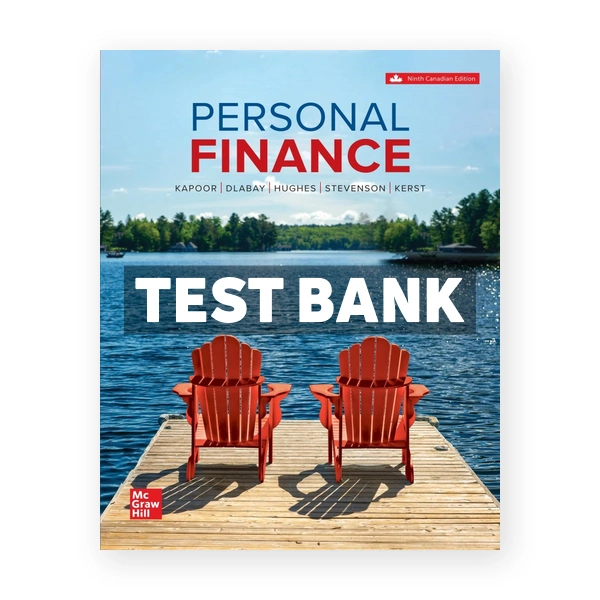 Personal Finance CDN 9th Kapoor Test Bank