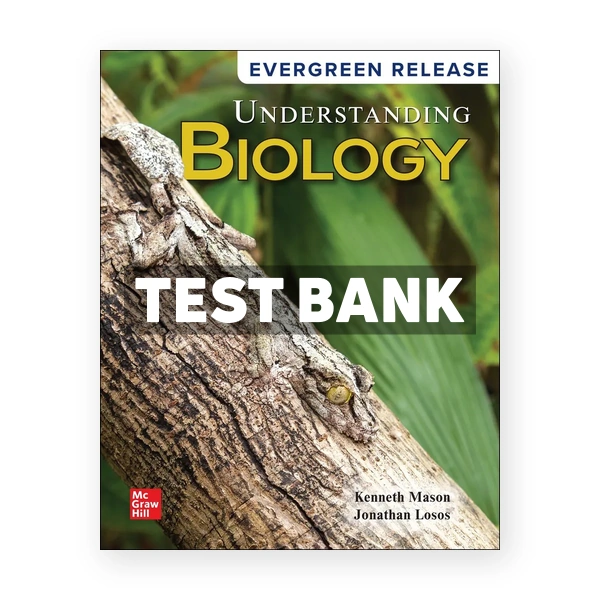 Understanding Biology 2026 Release 1st Mason Test Bank
