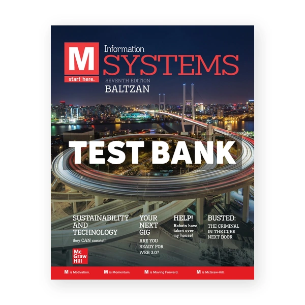 M Information Systems 7th Baltzan Test Bank