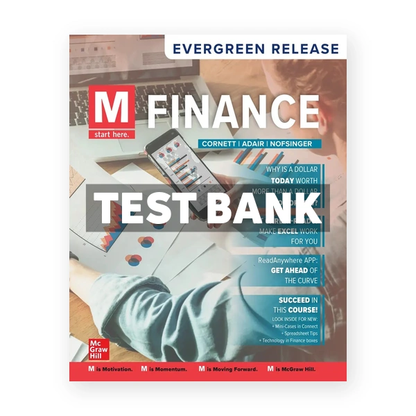 M Finance 2026 Release 1st Cornett Test Bank