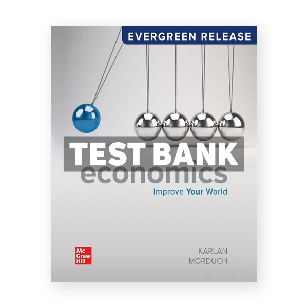 Economics 2024 Release 1st Karlan Test Bank