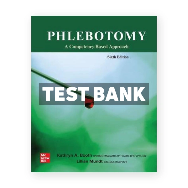 Phlebotomy 6th Booth Test Bank