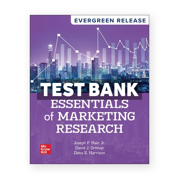 Essentials of Marketing Research 2026 Release 1st Hair Test Bank