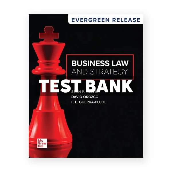 Business Law and Strategy 2026 Release 1st Melvin Test Bank