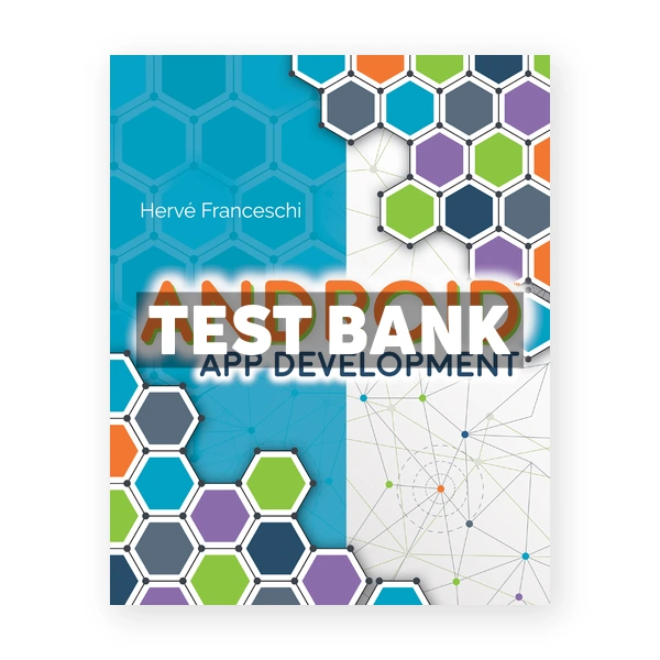 Android App Development 1st Franceschi Test Bank