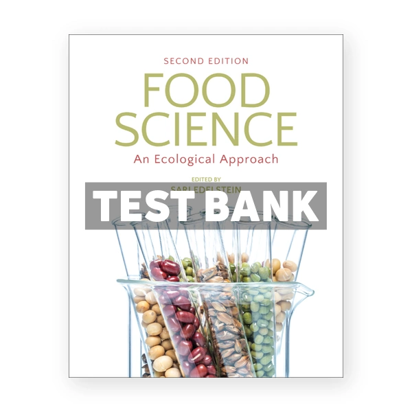 Food Science 2nd Edelstein Test Bank