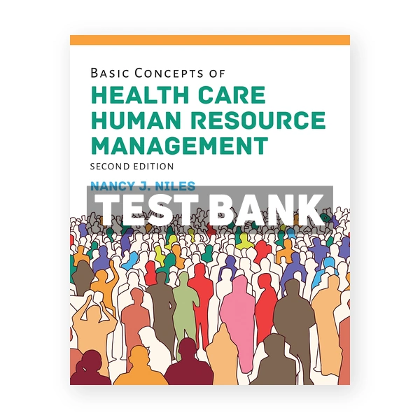 Basic Concepts of Health Care Human Resource Management 2nd Niles Test Bank