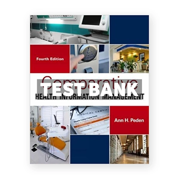 Comparative Health Information Management 4th Peden Test Bank