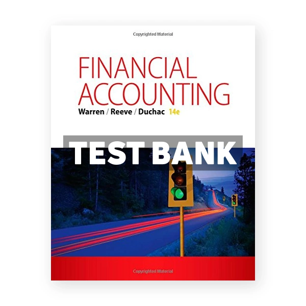 Financial Accounting 14th Warren Test Bank