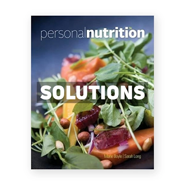 Personal Nutrition 9th Boyle Solutions Manual