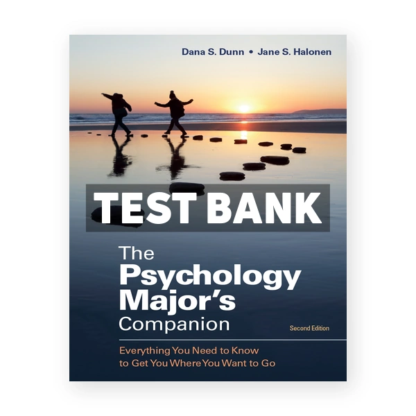 Psychology Major's Companion Everything You Need to Know to Get You Where You Want to Go 1st Dunn Test Bank