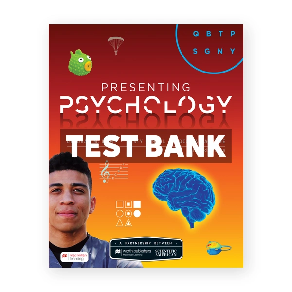 Presenting Psychology 3rd Licht Test Bank