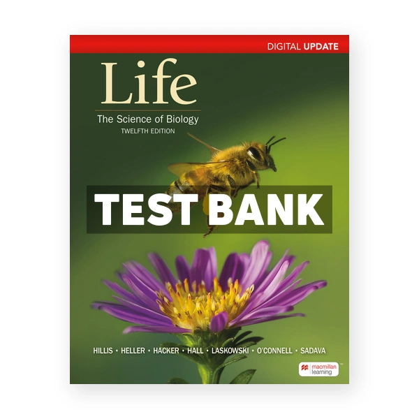 Life Digital Update 12th Hillis Test Bank