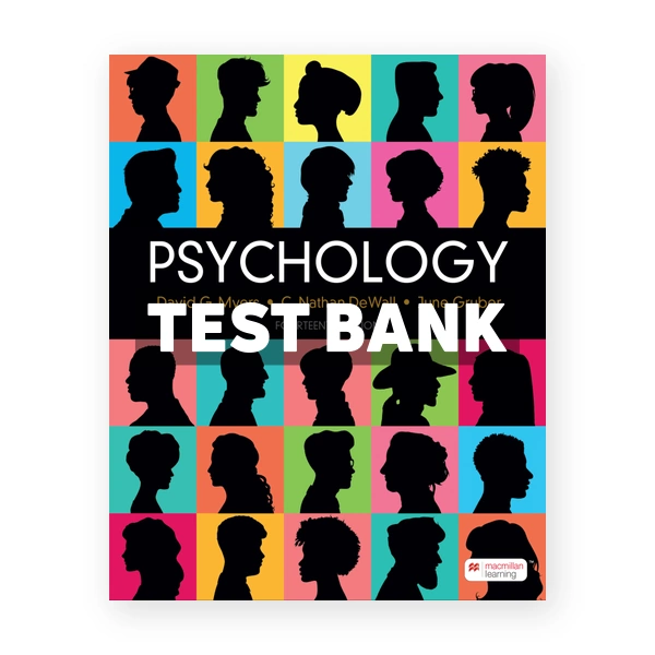 Psychology 14th Myers Test Bank