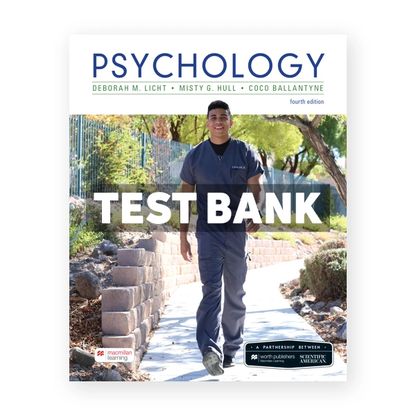 Scientific American - Psychology 4th Licht Test Bank