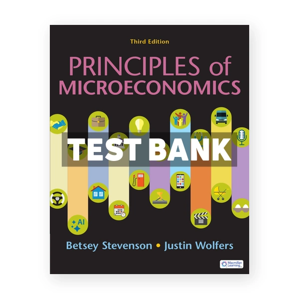 Principles of Microeconomics 3rd Stevenson Test Bank