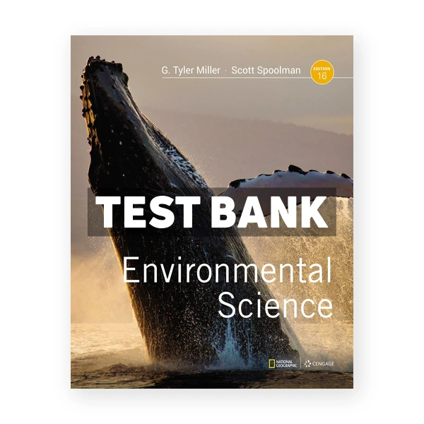 Environmental Science 16th Miller Test Bank