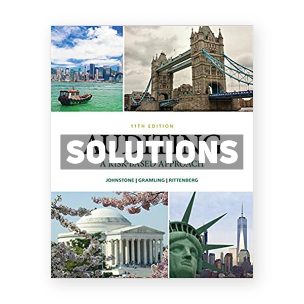 Auditing A Risk Based Approach 11th Johnstone Solutions Manual