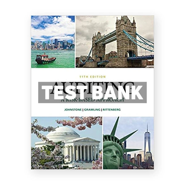 Auditing A Risk Based Approach 11th Johnstone Test Bank